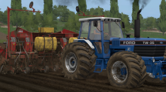 Ford TW 35 MK II Planting potatoes